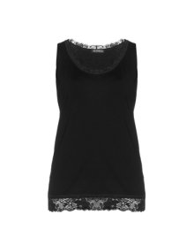 Verpass Tanktop with lace Black