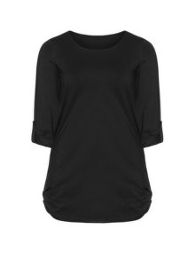 Isolde Roth Long-sleeved cotton shirt Black