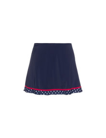 State of Mind Swim skirt with beautiful hem Dark-Blue / Dark-Red