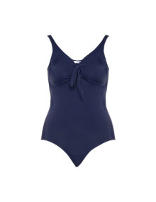 State of Mind Swimsuit with knot Dark-Blue