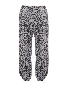 Zizzi Printed harem trousers Grey / Black