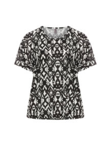 Zhenzi Printed t-shirt Black / Light-Grey