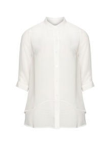 Manon Baptiste Chiffon shirt White