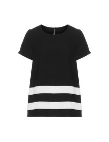 Manon Baptiste Striped T-shirt Black / White