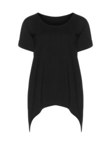 Isolde Roth Curve hem top Black