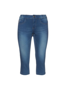 Zizzi Denim capris Blue