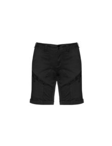 Zizzi Stretch cotton shorts Black